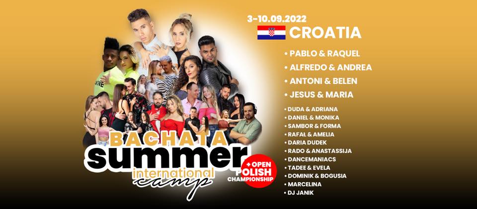Full WEEK of dance vacation at BACHATA SUMMER CAMP CROATIA || 3-10th of Sep 2022